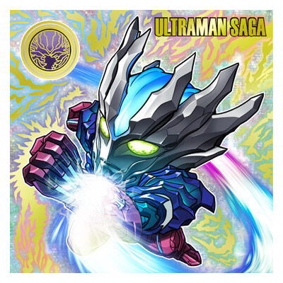 Ultraman seal wafer vol.2 [11.Ultraman Saga (Ultra rare)]