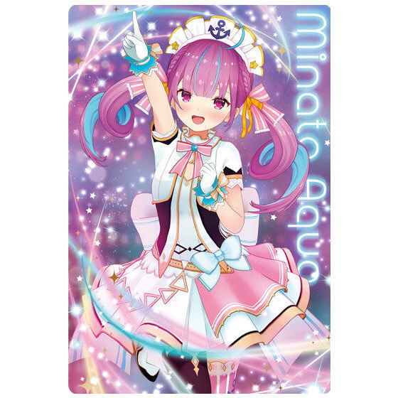 hololive wafer Part.2 [8.Minato Aqua (Member card)]