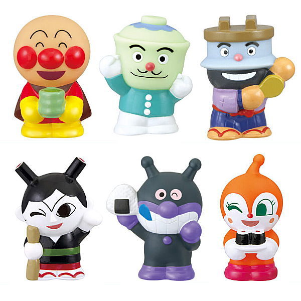 Atsumare Anpanman Part.77 [Assorted 6 type set (1.Anpanman/2.Katsudonman/4.Kamameshidon/6.Tekkanomakichan/7.Baikinman/8.Dokin-chan)]