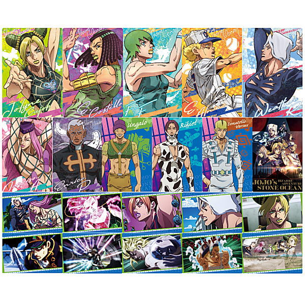 JoJo's Bizarre Adventure Stone Ocean Wafer Part.3 [Assorted 21 type set (1-21)]