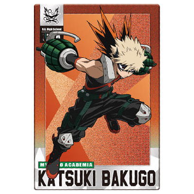 TV Anime My Hero Academia Wafer [2.Katsuki Bakugo (Character Card)]