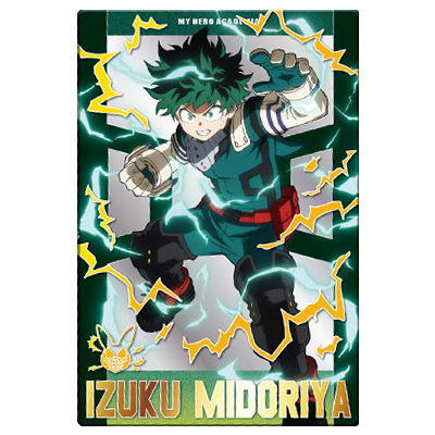 TV Anime My Hero Academia Wafer [21.Izuku Midoriya (Special character card) (Rare) (Gold foil stamping)]