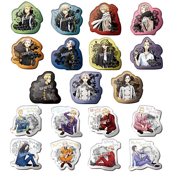 Tokyo Revengers Chara Magnets [All 19 type set(Full Complete)]