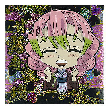 Niforamtion Kimetsu no Yaiba Deformed Style Sticker Wafer Part.9 [3.Mitsuri Kanroji (Super Rare)]