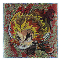 Niforamtion Kimetsu no Yaiba Deformed Style Sticker Wafer Part.9 [18.Kyojuro Rengoku (Super Rare)]