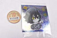 Niforamtion Kimetsu no Yaiba Deformed Style Sticker Wafer Part.9 [27.Obanai Iguro (Rare)]