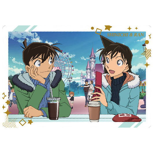 Itajaga Detective Conan [20.Shinichi Kudo & Ran Mouri (Visual card) (Rare) (metallic embossed)]