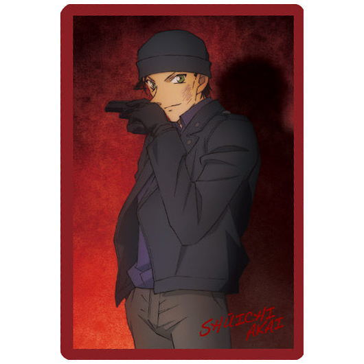 Itajaga Detective Conan [27.Shuichi Akai (Visual card) (Rare) (metallic embossed)]