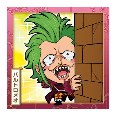 Niforamtion ONE PIECE Pirate Sticker Wafer LOG.5 [12.Bartolomeo (Normal)]