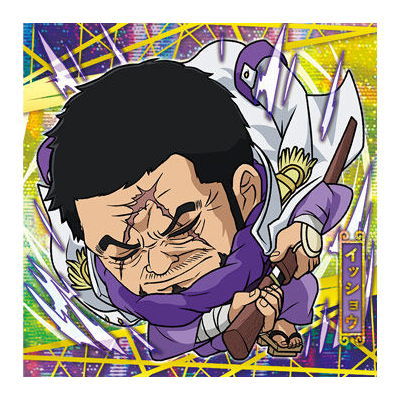 Niforamtion ONE PIECE Pirate Sticker Wafer LOG.5 [15.Issho (Super Rare)]