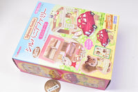 Sylvanian Families Mini Series First Sylvanian Families (Kabaya Original Shokugan) [4.Family car Walnut Squirrel Girl (Saffron)]