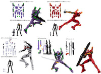 EVA-FRAME-EX01: Neon Genesis EVANGELION [All 8 type set(Full Complete)]