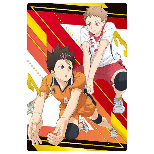 Haikyu!! Wafer Part.3 [34.Yuu Nishinoya & Morisuke Yaku (SP Card) (Original Drawing Visual)]