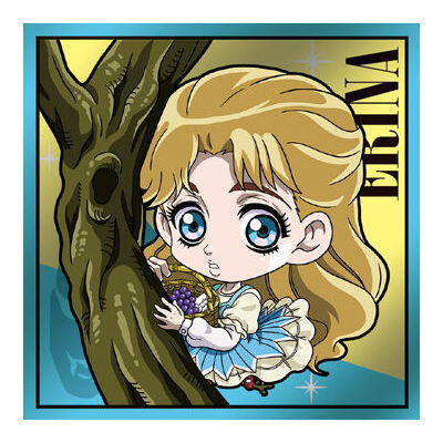 Niforamtion JoJo's Bizarre Adventure Sticker Wafer Phantom Blood Battle Tendency [5.Erina (Normal)]