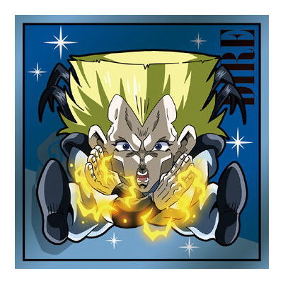 Niforamtion JoJo's Bizarre Adventure Sticker Wafer Phantom Blood Battle Tendency [6.Dire (Normal)]