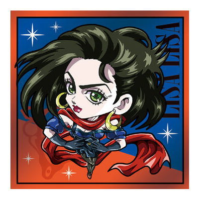 Niforamtion JoJo's Bizarre Adventure Sticker Wafer Phantom Blood Battle Tendency [14.Lisa Lisa (Normal)]