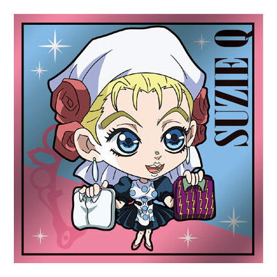 Niforamtion JoJo's Bizarre Adventure Sticker Wafer Phantom Blood Battle Tendency [16.Suzi Q (Normal)]