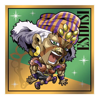 Niforamtion JoJo's Bizarre Adventure Sticker Wafer Phantom Blood Battle Tendency [19.Esidisi (Normal)]