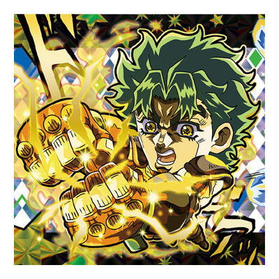 Niforamtion JoJo's Bizarre Adventure Sticker Wafer Phantom Blood Battle Tendency [27.Jonathan Joestar (JoJo Rare) (foil stamping specification)]