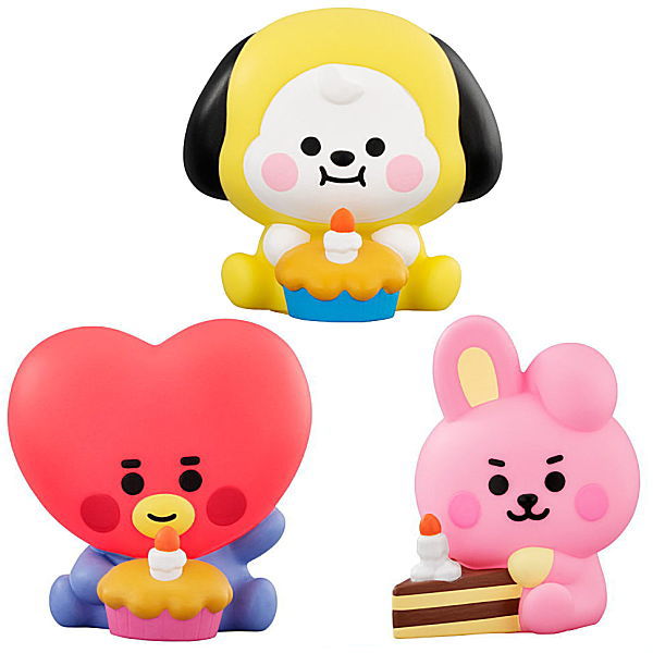 BT21 Friends 3 [Assorted 3 type set (5.CHIMMY/6.TATA/7.COOKY)]
