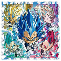 Dragon Ball Super Warrior Sticker Wafer Super A divine dragon that grants wishes [6.Vegeta(Evolution God Rare)]