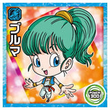 Dragon Ball Super Warrior Sticker Wafer Super A divine dragon that grants wishes [11.Bulma(Normal)]