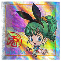 Dragon Ball Super Warrior Sticker Wafer Super A divine dragon that grants wishes [35.Bulma(Bunny)(God Rare+)(Holo x Embossed)]