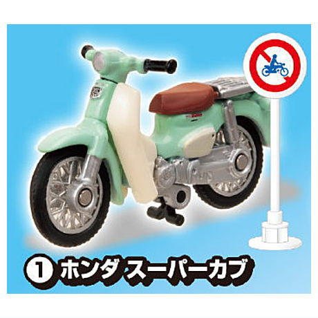 Tomica Road Sign Set Part.10 [1.Honda Super Cub]
