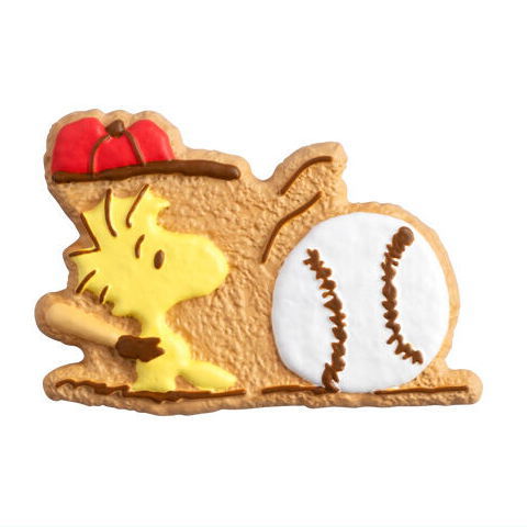 PEANUTS COOKIE MAGCOT [10.Woodstock (BASEBALL)]