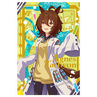 Umamusume Pretty Derby Twin Wafer 5th R [5.Agnes Tachyon: character card(matching clothes)(Hologram & stamping)]