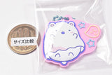 Sumikkogurashi Pukkuri Rubber Mascot Gummy Part.4 [7.Shirokuma (Ghost) (Glow in the Dark)]