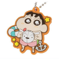 Crayon Shin-chan Pukkuri Rubber mascot [2.Shin-chan(B) (new drawing)]