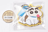 Crayon Shin-chan Pukkuri Rubber mascot [9.Shin-chan Shiro]