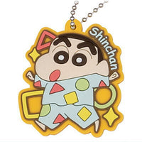 Crayon Shin-chan Pukkuri Rubber mascot [10.Shin-chan pajamas]