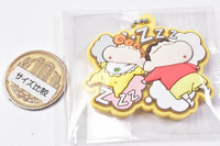 Crayon Shin-chan Pukkuri Rubber mascot [13.Shin-chan & Himawari(B)]