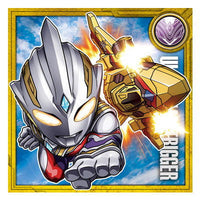 Ultraman seal wafer vol.3 [4.Ultraman Trigger Multi & Guts Falcon(Rare)]