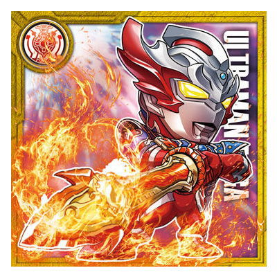 Ultraman seal wafer vol.3 [6.Ultraman Taiga Tri-Strium(Rare)]