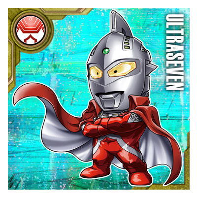 Ultraman seal wafer vol.3 [17.Ultraseven(Super rare)]