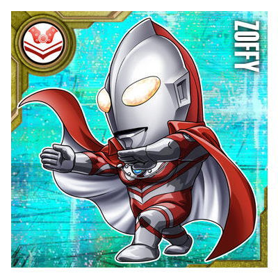 Ultraman seal wafer vol.3 [18.Zoffy(Super rare)]