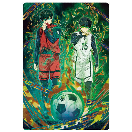 Bluelock wafers Part.2 [25.Visual rare card SR3 (Gold Foil stamped)]