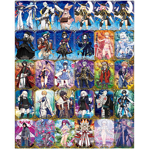 Fate/Grand Order Wafer Part.12 [All 30 type set(Full Complete)]