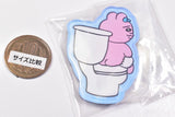 Opanchu usagi Chara Magnets [5.Toilet]