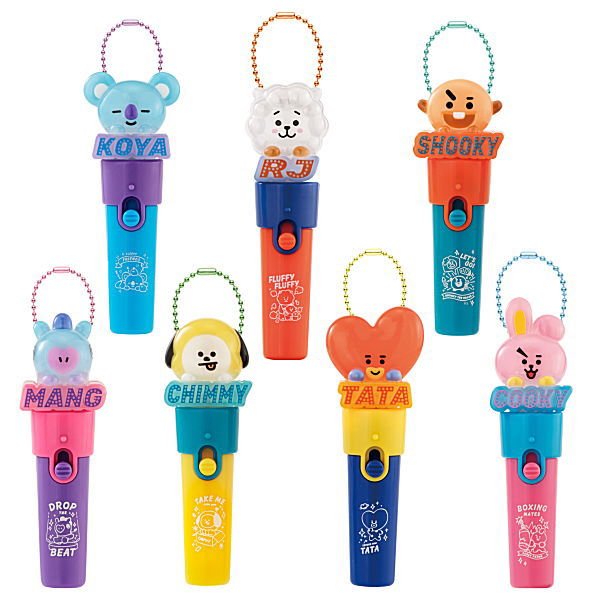 BT21 Light stick charm [All 7 type set(Full Complete)]