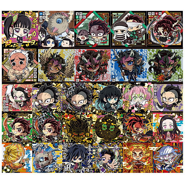 Niforamtion Kimetsu no Yaiba Deformed Style Sticker Wafer Part.10 [All 28 type set(Full Complete)]