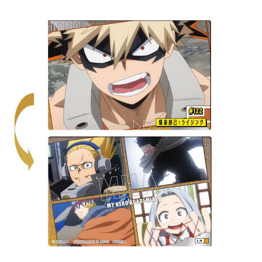 TV Anime My Hero Academia Wafer Part.2 [18.#122 Katsuki Bakugo Rising (Story Card)]