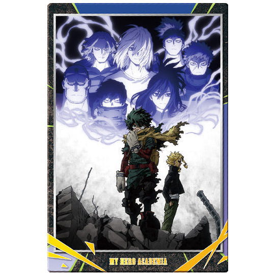 TV Anime My Hero Academia Wafer Part.2 [24.One For All Successive Successor (Visual Card)(Rare)(Gold foil stamping)]