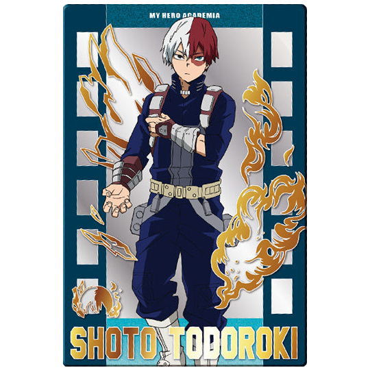 TV Anime My Hero Academia Wafer Part.2 [25.Shoto Todoroki (Character Card)(Rare)(Gold foil stamping)
]
