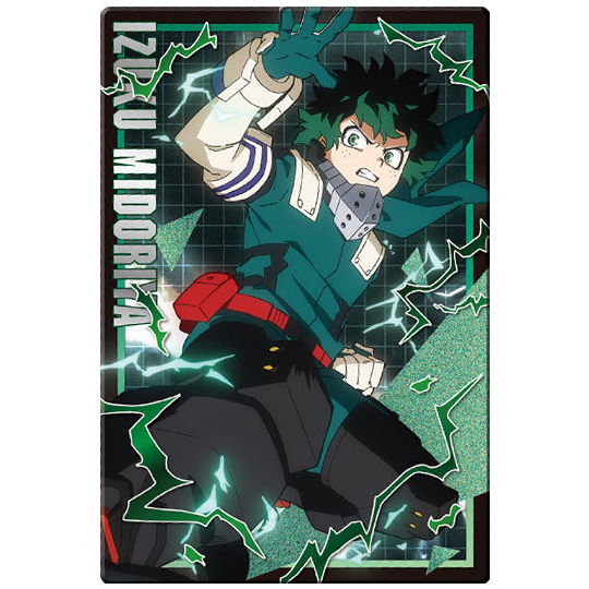 TV Anime My Hero Academia Wafer Part.2 [27.Izuku Midoriya (Special Rare Character Card)(Gold foil stamping)]