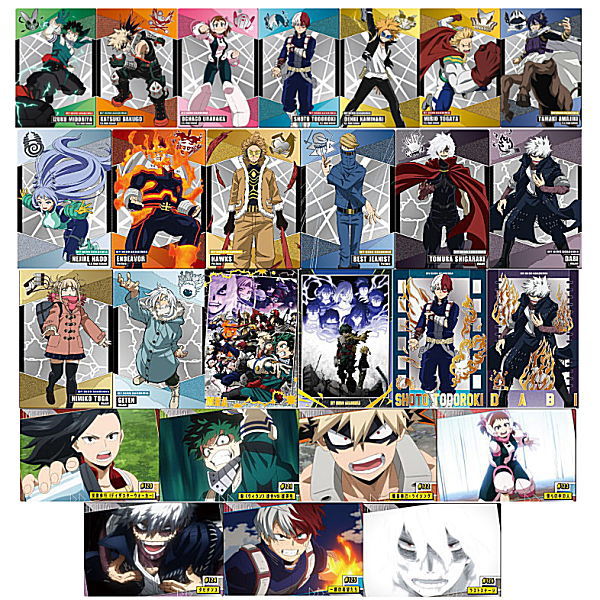 TV Anime My Hero Academia Wafer Part.2 [Assorted 26 type set (1-26/Special Rare Character Card are NOT including)]