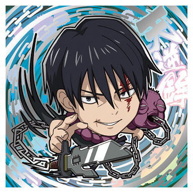 Niforamtion Jujutsu Kaisen Sticker Wafer vol.1 Kaigyoku Gyokusetsu [24.Toji Fushiguro (Special grade rare)(Holo & foil stamping)]